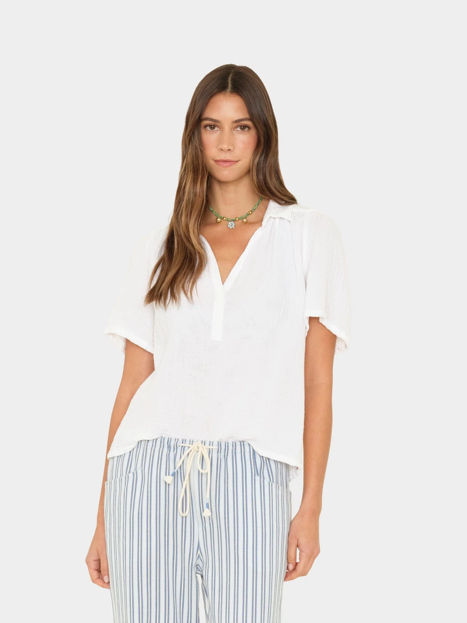 White Rylee Top