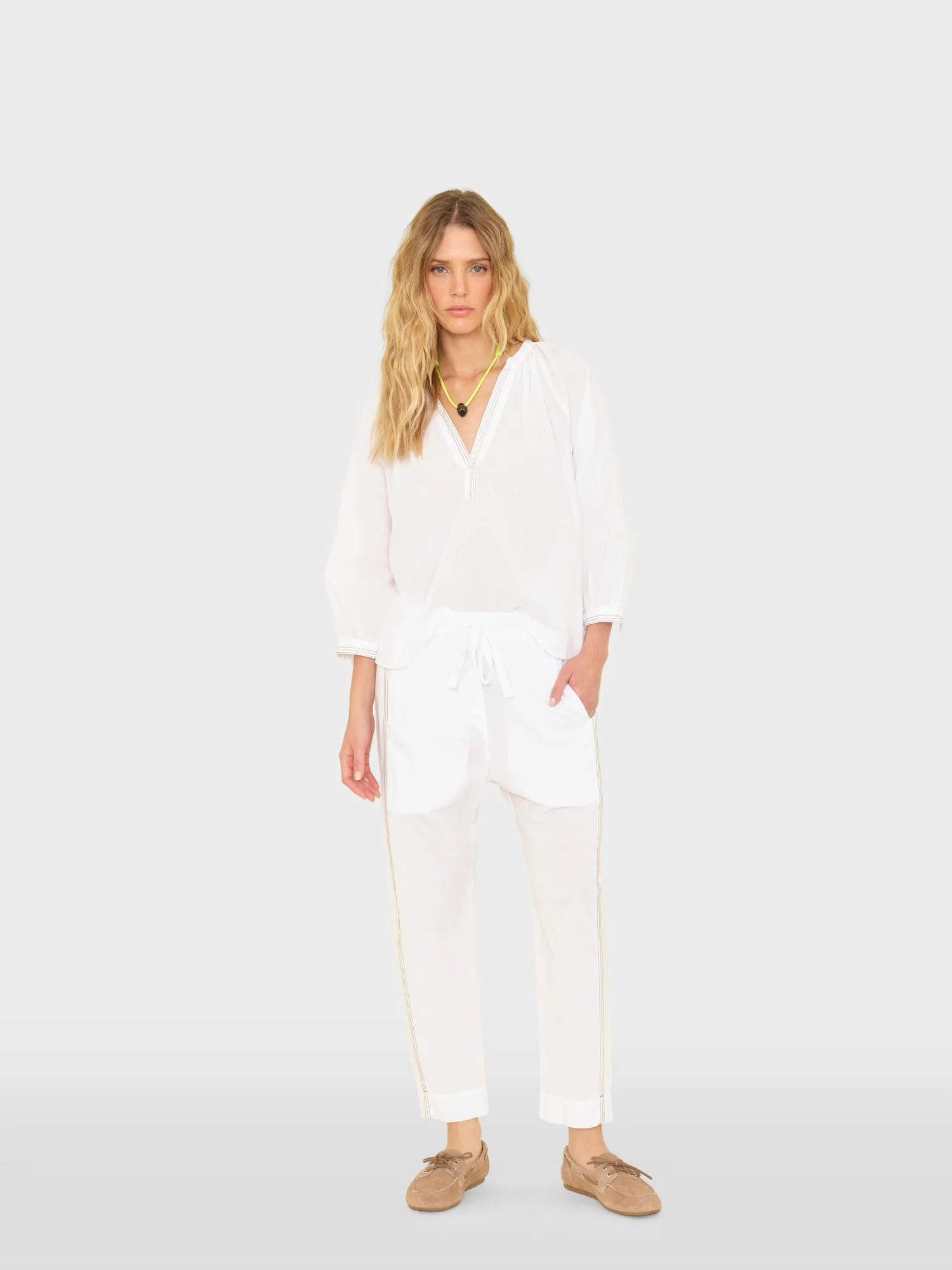 White Sand Draper Pant