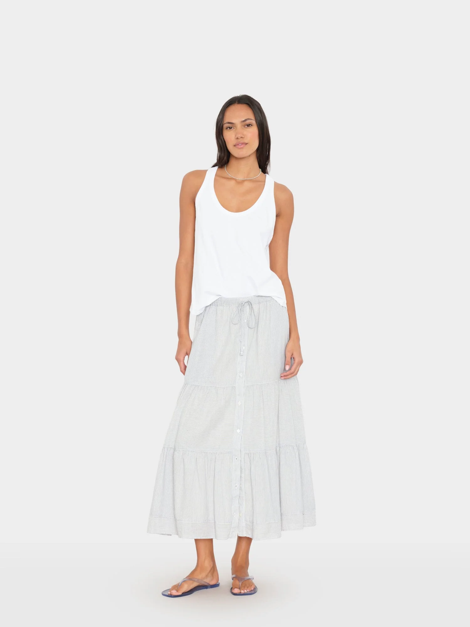 Windward Stripe Mckenna Skirt