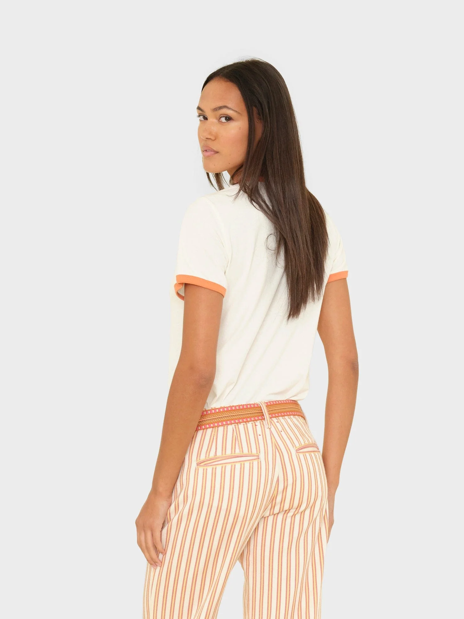 Yellow Sunrise Frankie Tee - Image 3